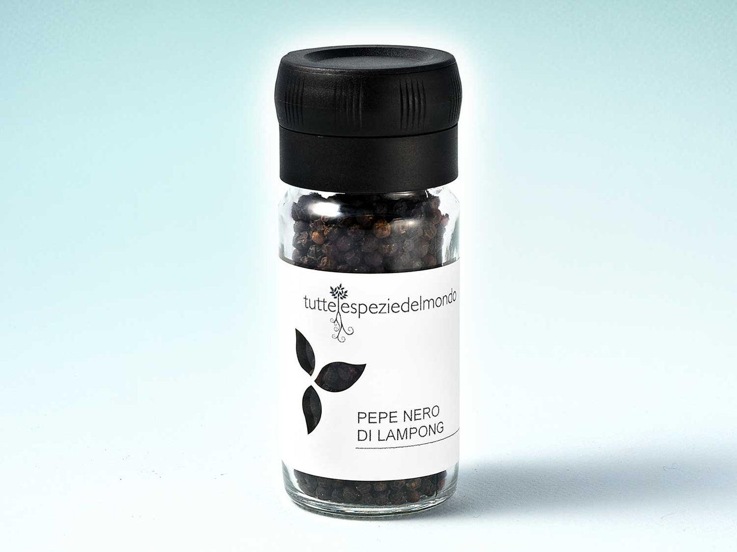 Lampongský černý pepř - sklenice s víkem mlýnku 50g