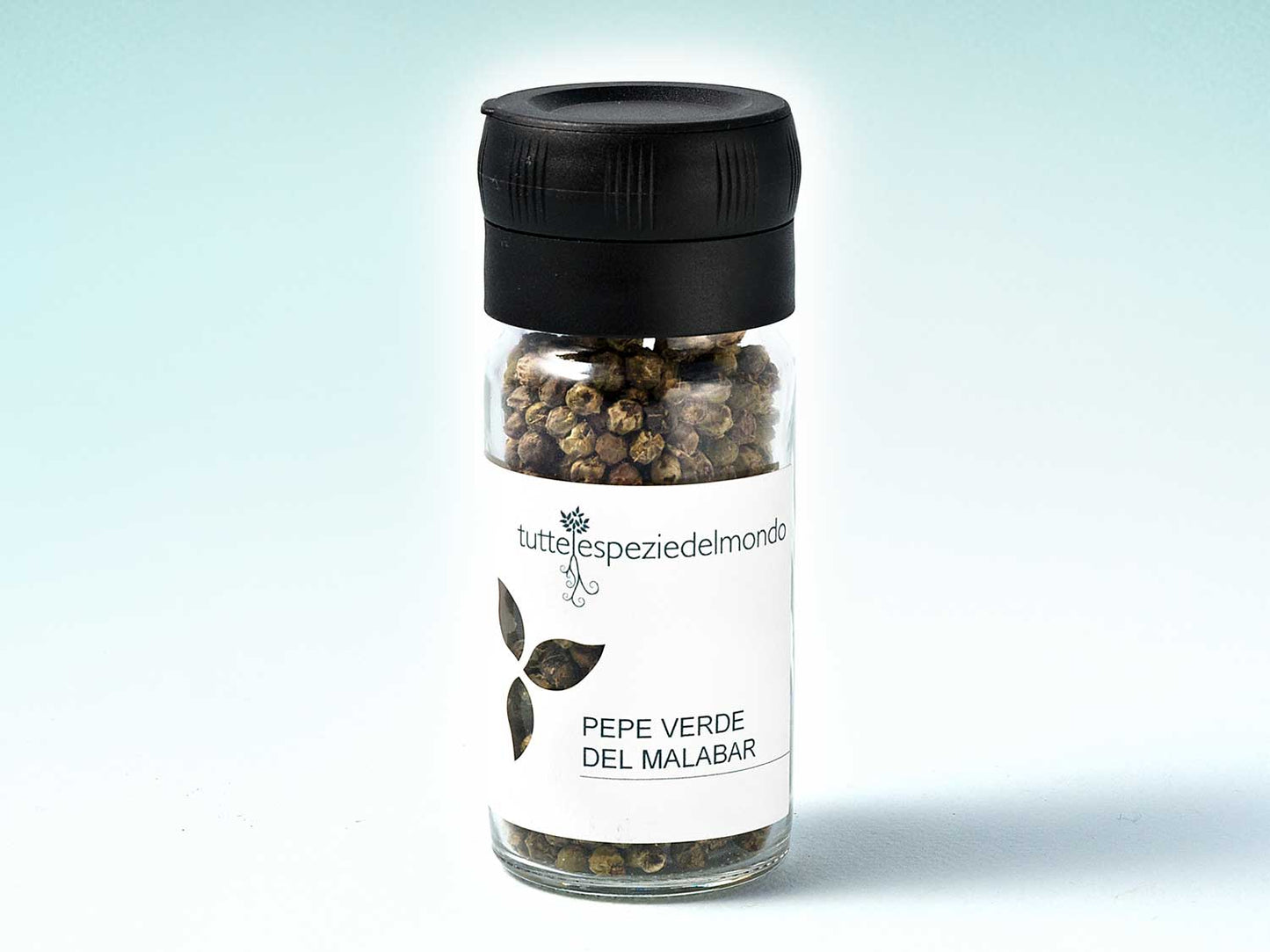 Malabarská zelená paprika - sklenice s víkem mlýnku 30g
